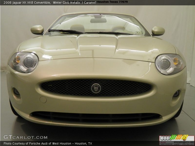 Winter Gold Metallic / Caramel 2008 Jaguar XK XK8 Convertible