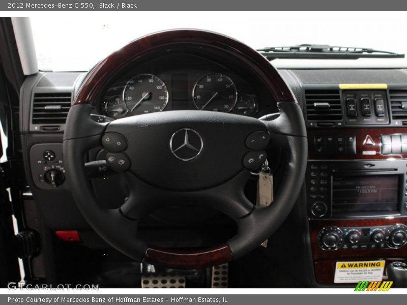 Black / Black 2012 Mercedes-Benz G 550