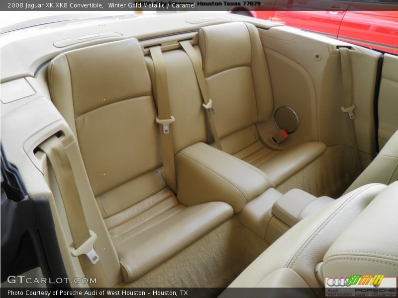 Winter Gold Metallic / Caramel 2008 Jaguar XK XK8 Convertible