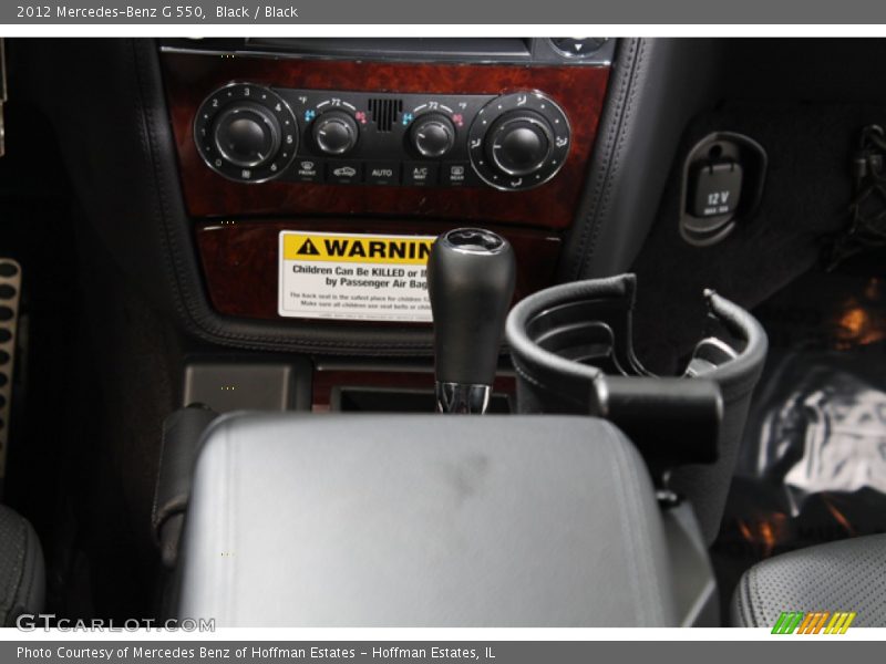 Black / Black 2012 Mercedes-Benz G 550