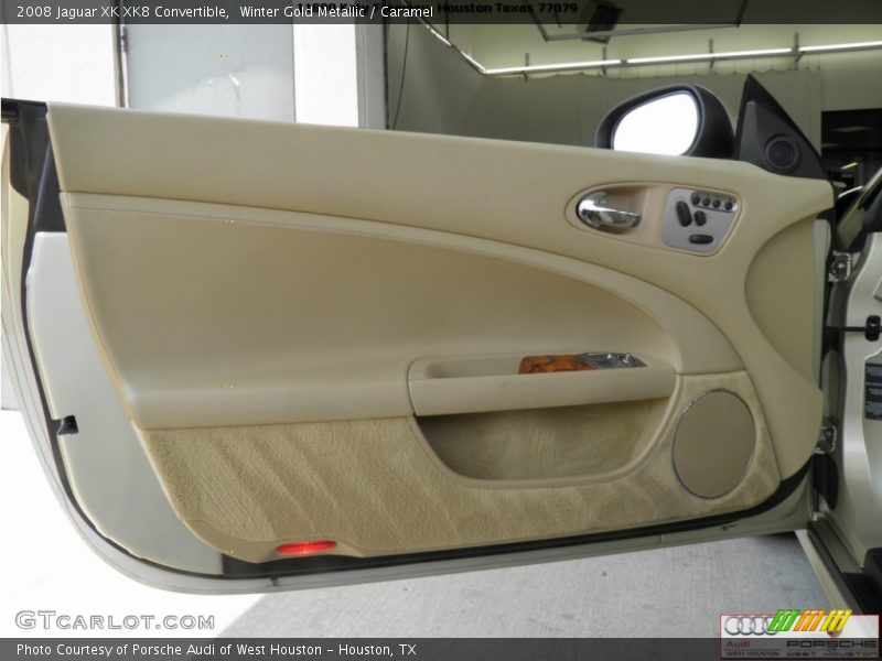 Winter Gold Metallic / Caramel 2008 Jaguar XK XK8 Convertible