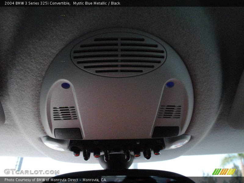 Mystic Blue Metallic / Black 2004 BMW 3 Series 325i Convertible