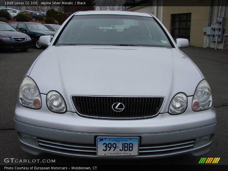 Alpine Silver Metalic / Black 1998 Lexus GS 300