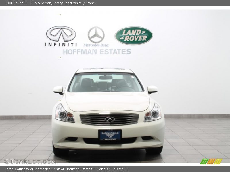 Ivory Pearl White / Stone 2008 Infiniti G 35 x S Sedan