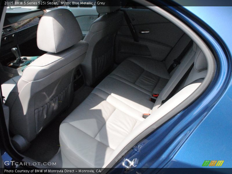 Mystic Blue Metallic / Grey 2005 BMW 5 Series 525i Sedan