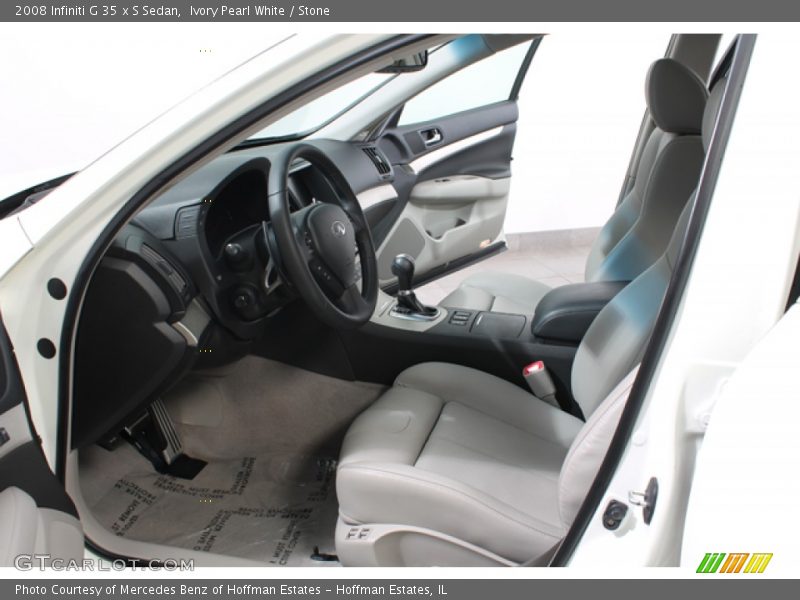 Ivory Pearl White / Stone 2008 Infiniti G 35 x S Sedan