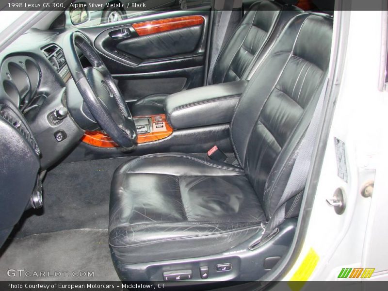 Alpine Silver Metalic / Black 1998 Lexus GS 300