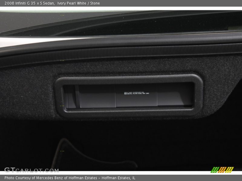 Ivory Pearl White / Stone 2008 Infiniti G 35 x S Sedan