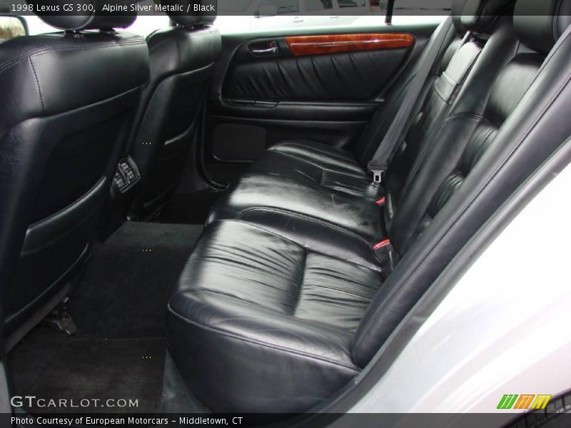 Alpine Silver Metalic / Black 1998 Lexus GS 300