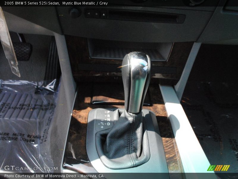 Mystic Blue Metallic / Grey 2005 BMW 5 Series 525i Sedan