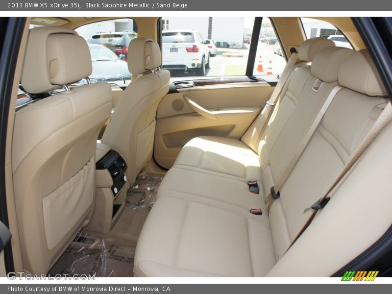 Black Sapphire Metallic / Sand Beige 2013 BMW X5 xDrive 35i