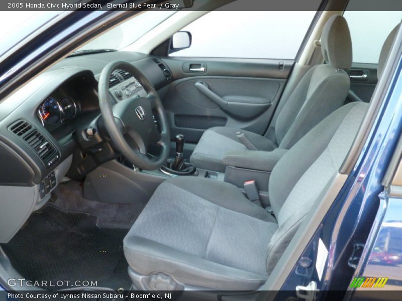  2005 Civic Hybrid Sedan Gray Interior