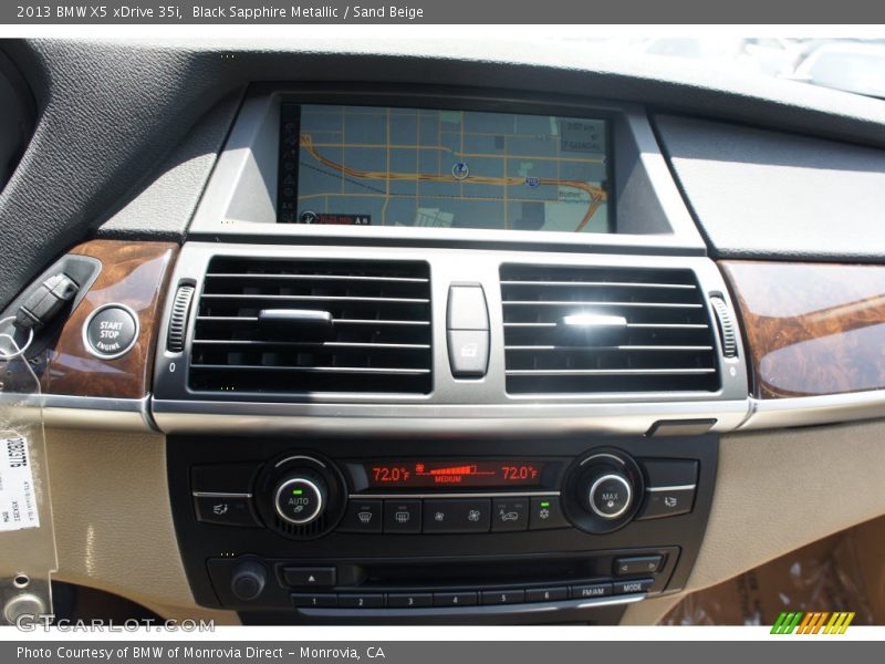 Black Sapphire Metallic / Sand Beige 2013 BMW X5 xDrive 35i