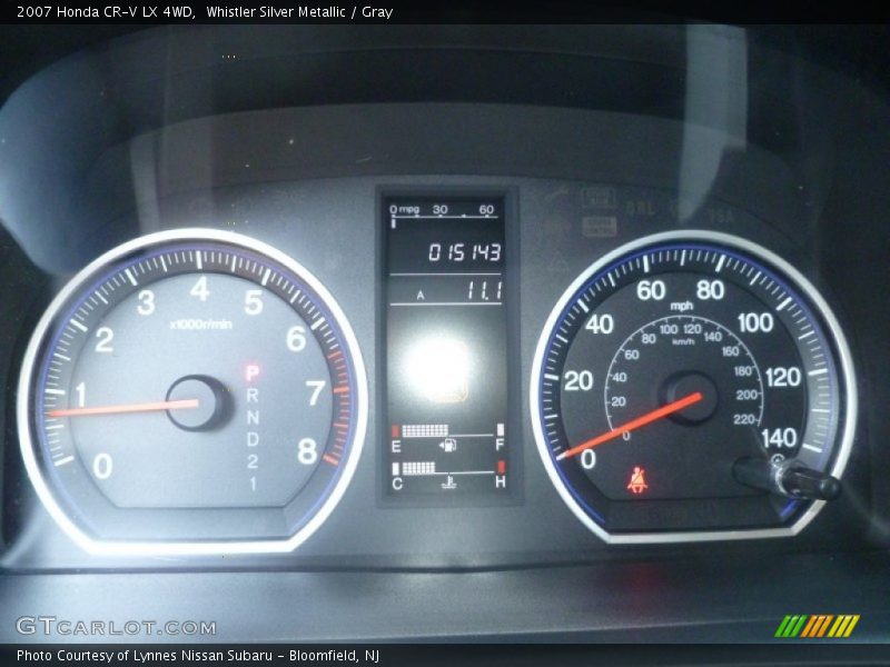 Whistler Silver Metallic / Gray 2007 Honda CR-V LX 4WD