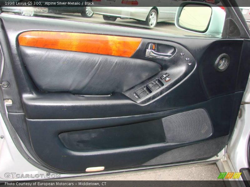 Alpine Silver Metalic / Black 1998 Lexus GS 300