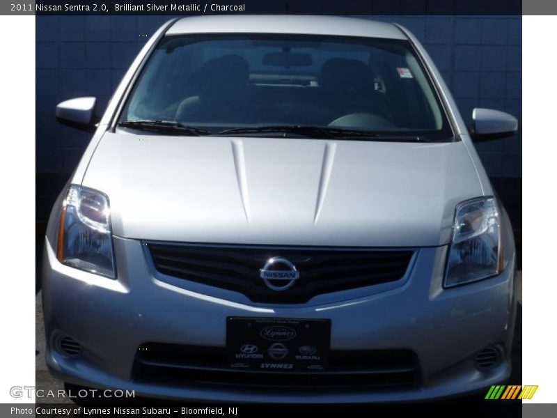 Brilliant Silver Metallic / Charcoal 2011 Nissan Sentra 2.0