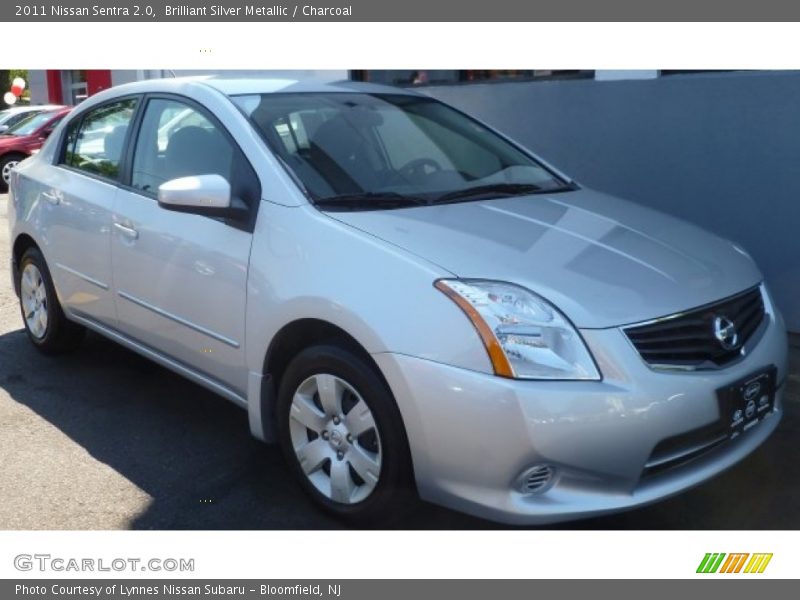 Brilliant Silver Metallic / Charcoal 2011 Nissan Sentra 2.0