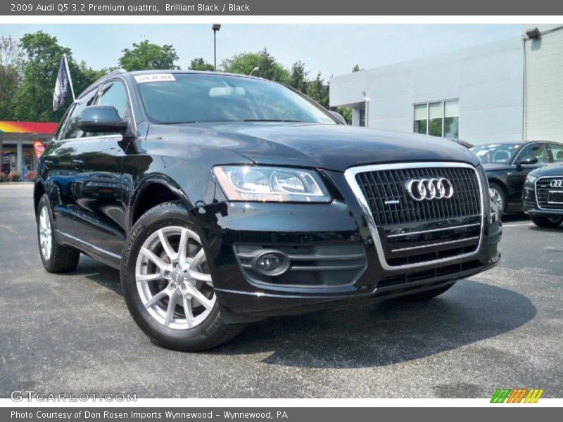 Brilliant Black / Black 2009 Audi Q5 3.2 Premium quattro