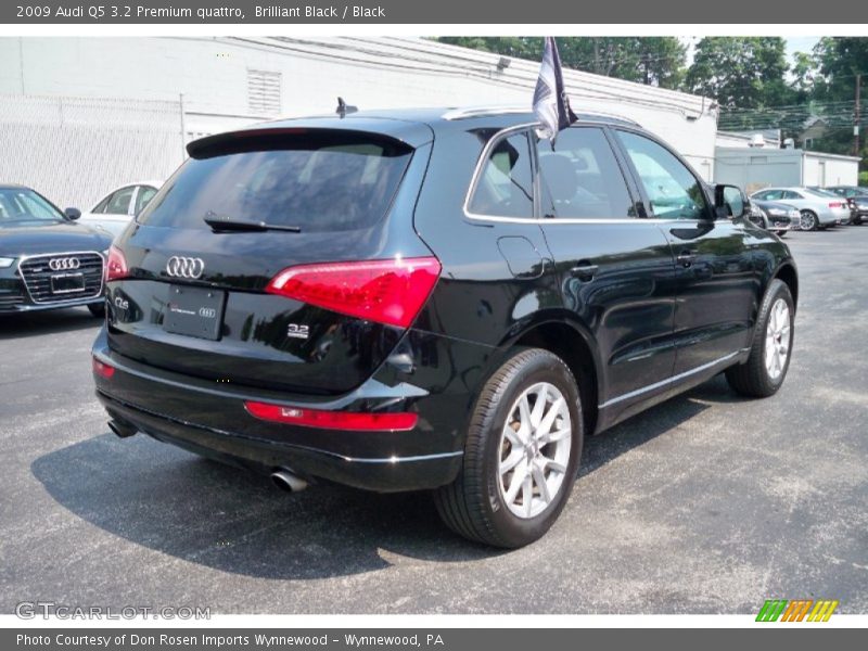 Brilliant Black / Black 2009 Audi Q5 3.2 Premium quattro
