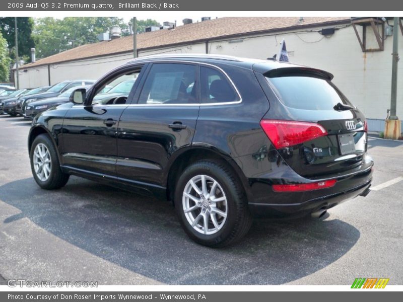 Brilliant Black / Black 2009 Audi Q5 3.2 Premium quattro