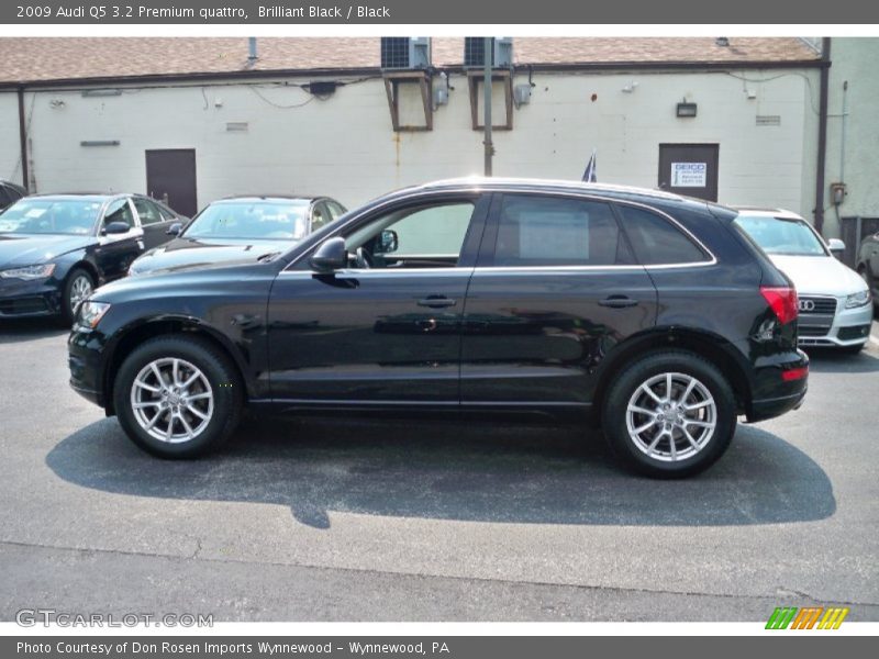 Brilliant Black / Black 2009 Audi Q5 3.2 Premium quattro