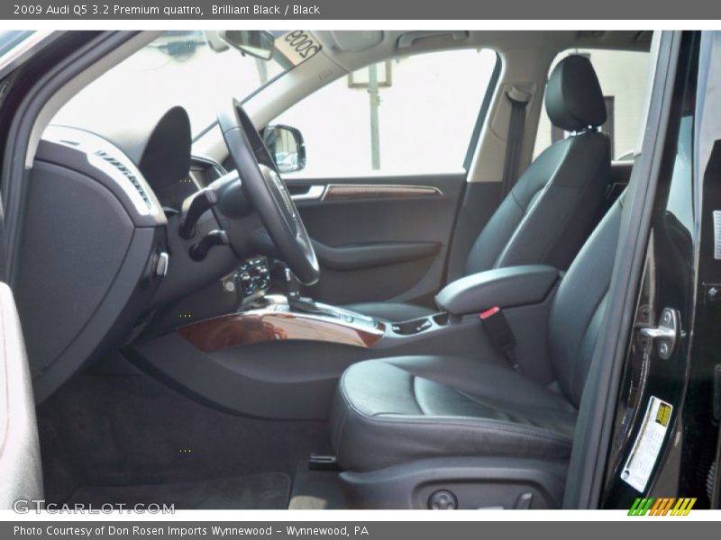 Brilliant Black / Black 2009 Audi Q5 3.2 Premium quattro
