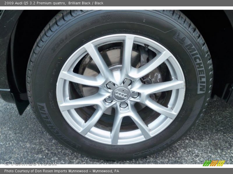 Brilliant Black / Black 2009 Audi Q5 3.2 Premium quattro