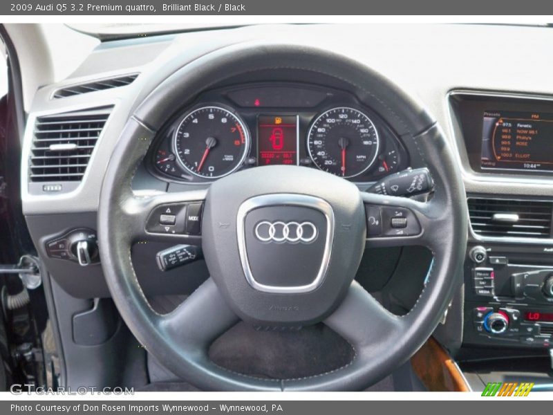 Brilliant Black / Black 2009 Audi Q5 3.2 Premium quattro