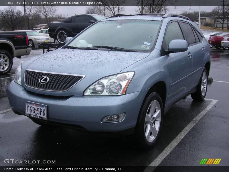 Breakwater Blue Metallic / Light Gray 2004 Lexus RX 330