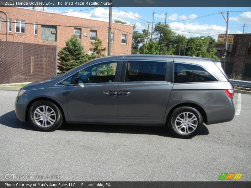 Polished Metal Metallic / Gray 2012 Honda Odyssey EX-L