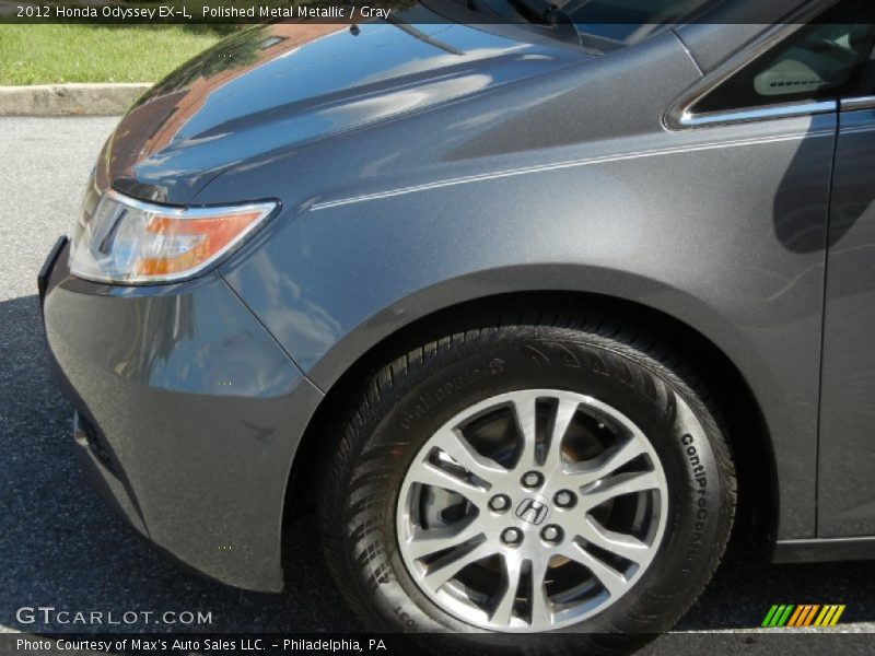 Polished Metal Metallic / Gray 2012 Honda Odyssey EX-L