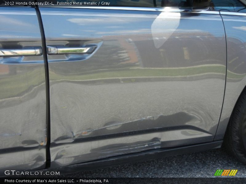 Polished Metal Metallic / Gray 2012 Honda Odyssey EX-L