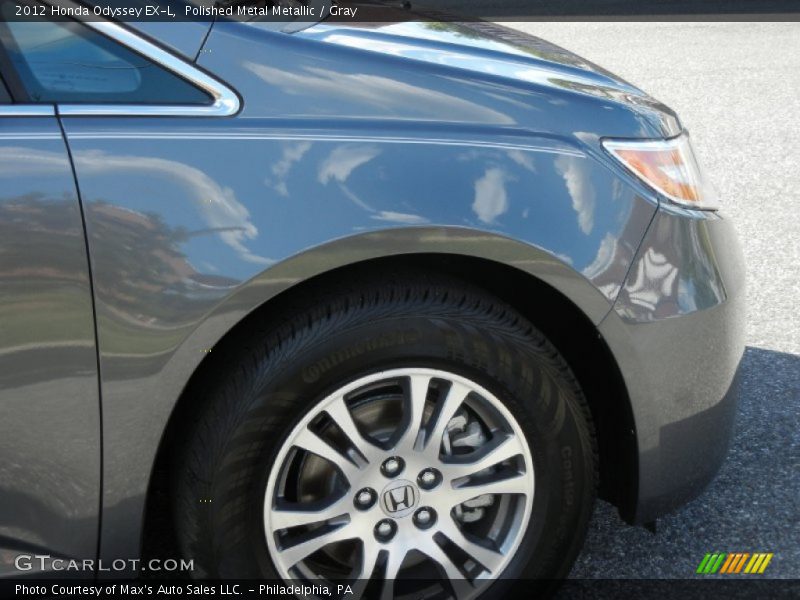 Polished Metal Metallic / Gray 2012 Honda Odyssey EX-L