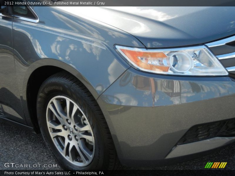 Polished Metal Metallic / Gray 2012 Honda Odyssey EX-L