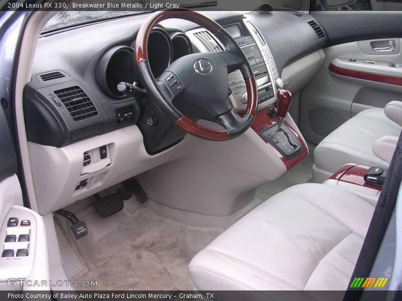 Breakwater Blue Metallic / Light Gray 2004 Lexus RX 330