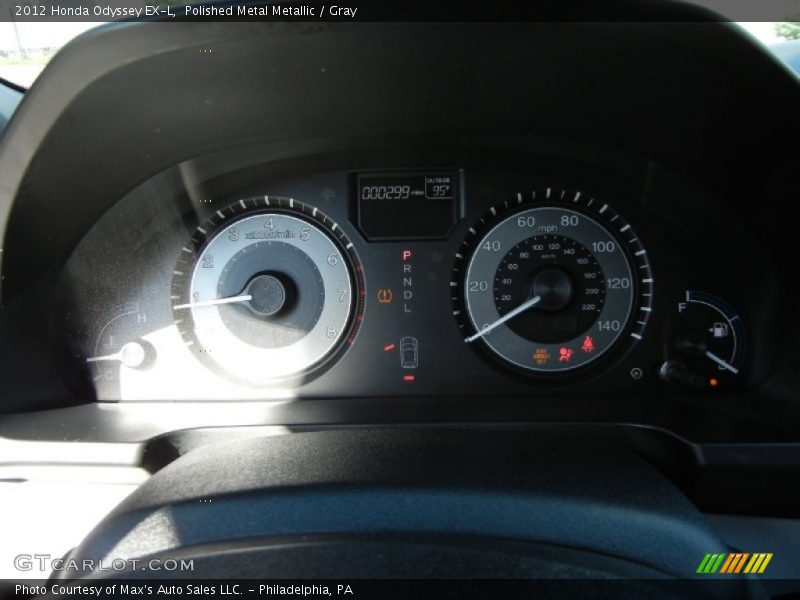 Polished Metal Metallic / Gray 2012 Honda Odyssey EX-L