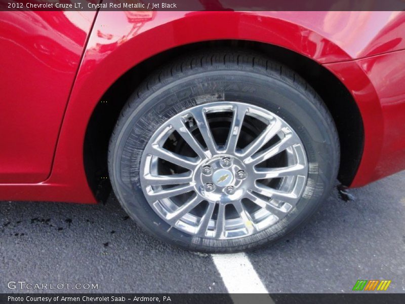 Crystal Red Metallic / Jet Black 2012 Chevrolet Cruze LT