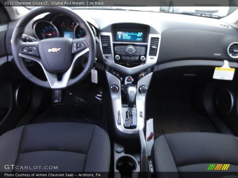 Crystal Red Metallic / Jet Black 2012 Chevrolet Cruze LT