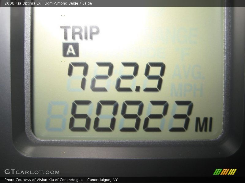 Light Almond Beige / Beige 2008 Kia Optima LX
