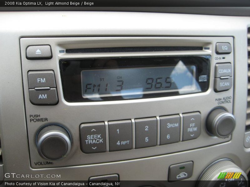 Light Almond Beige / Beige 2008 Kia Optima LX