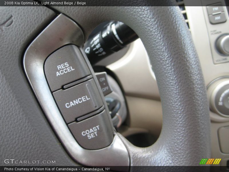 Light Almond Beige / Beige 2008 Kia Optima LX