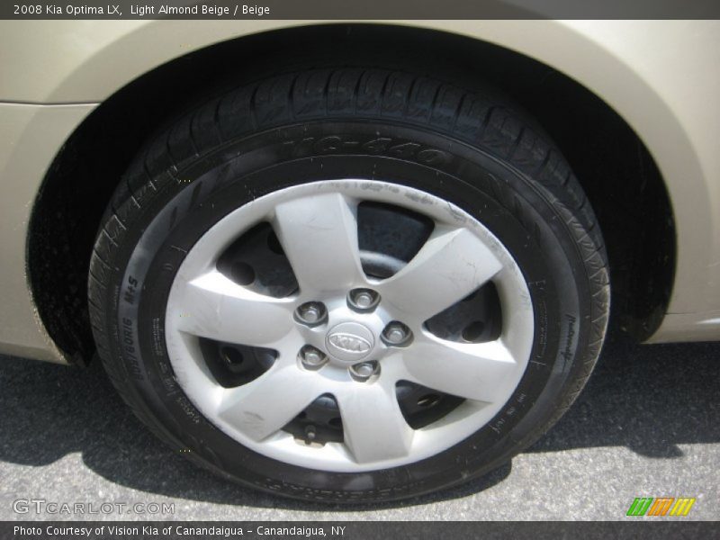 Light Almond Beige / Beige 2008 Kia Optima LX