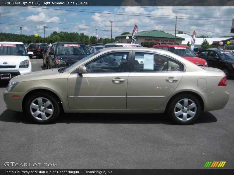 Light Almond Beige / Beige 2008 Kia Optima LX