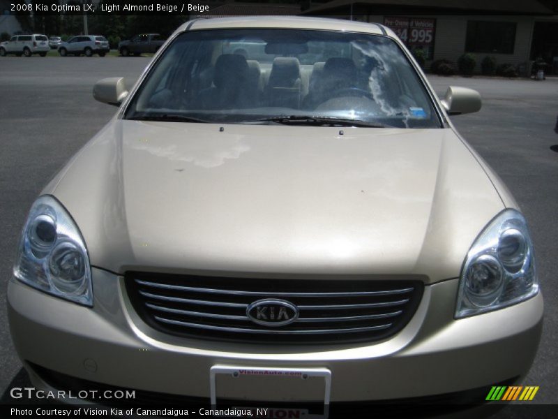 Light Almond Beige / Beige 2008 Kia Optima LX
