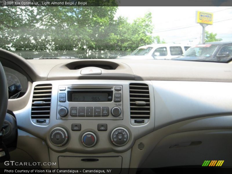 Light Almond Beige / Beige 2008 Kia Optima LX