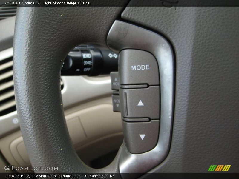 Light Almond Beige / Beige 2008 Kia Optima LX