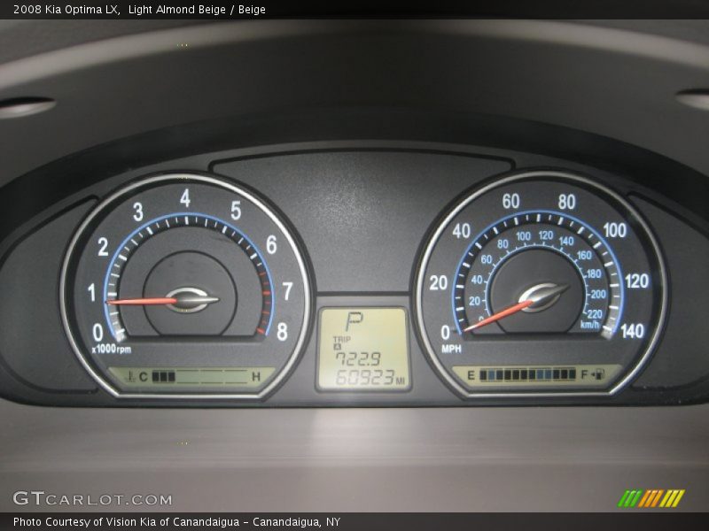 Light Almond Beige / Beige 2008 Kia Optima LX