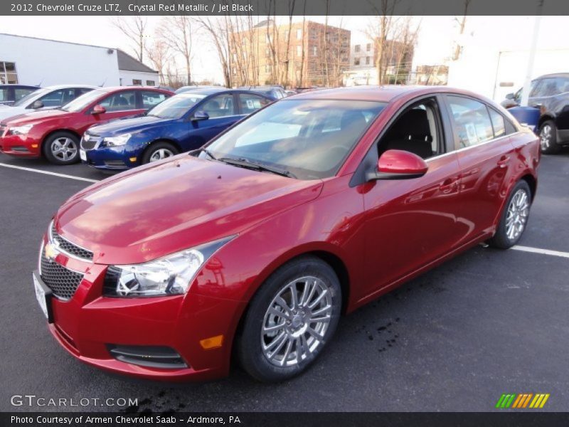 Crystal Red Metallic / Jet Black 2012 Chevrolet Cruze LTZ
