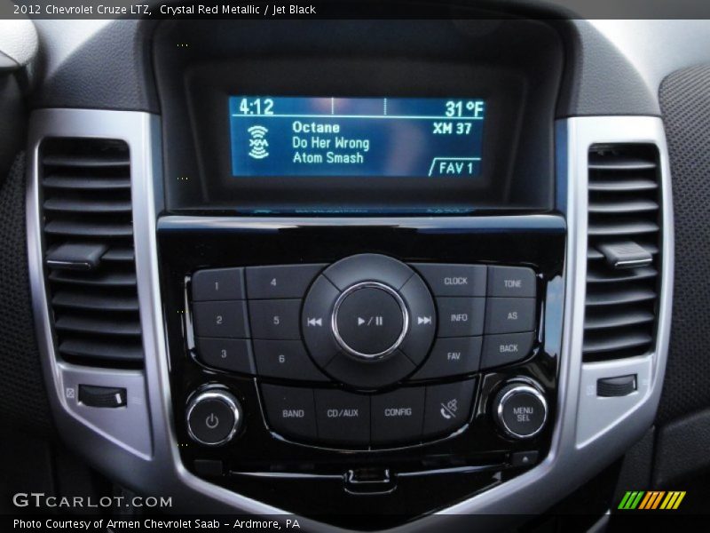 Crystal Red Metallic / Jet Black 2012 Chevrolet Cruze LTZ