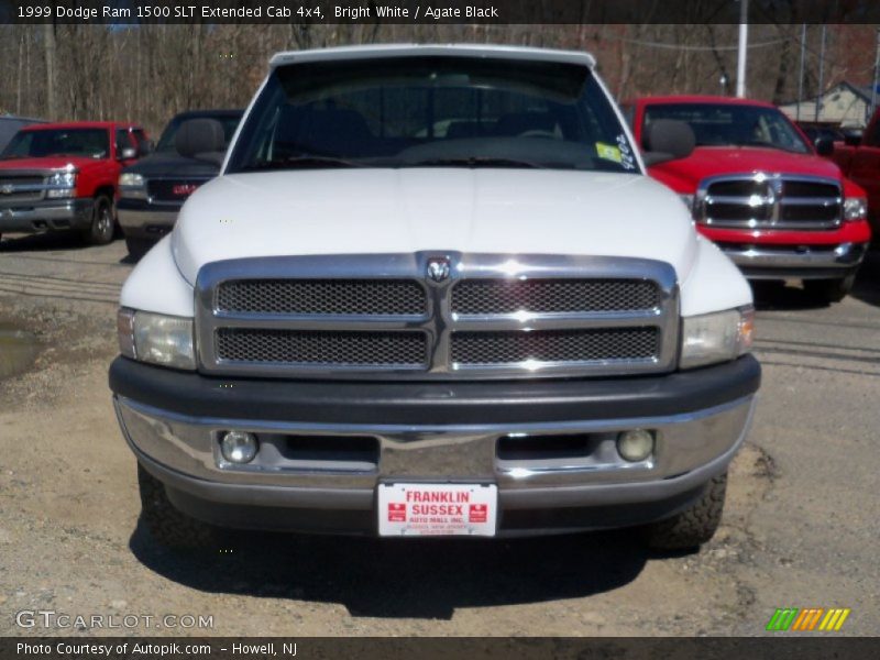 Bright White / Agate Black 1999 Dodge Ram 1500 SLT Extended Cab 4x4